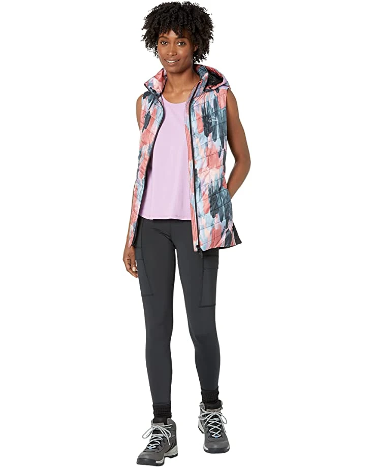 L.L.Bean Coats & Outerwear Petite PrimaLoft Packaway Long Vest Print - Image 4