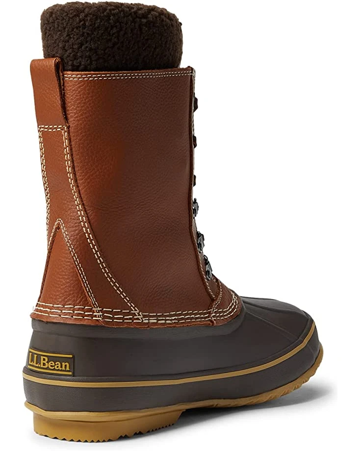 L.L.Bean Boots Snow Boot Tumbled Leather Lace - Image 5