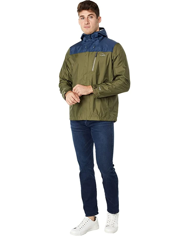 L.L.Bean Coats & Outerwear Trail Model Rain Jacket Color-Block - Image 4