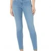 L.L.Bean BeanFlex Skinny Leg Favorite Fit Jeans in Light Indigo