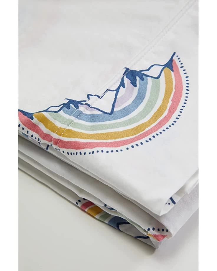 L.L.Bean Bedding Rainbow Mountain Percale Sheet Set Full - Image 2