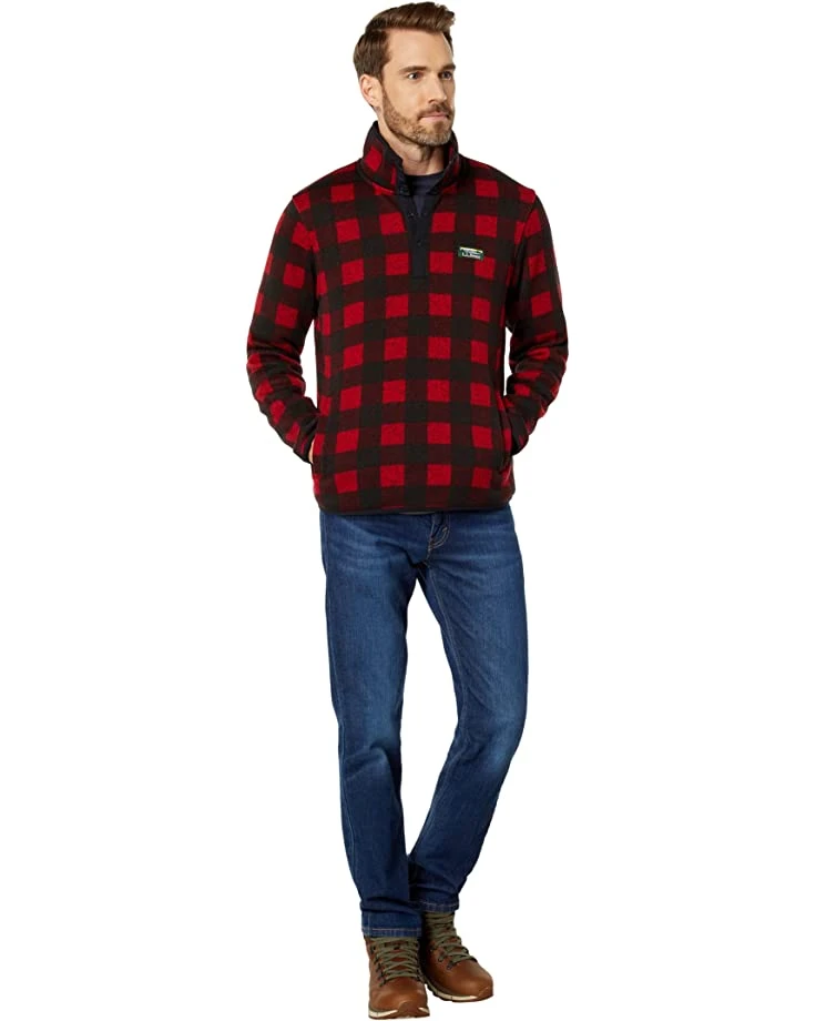 L.L.Bean Coats & Outerwear Sweater Fleece Pullover Printed - Image 4