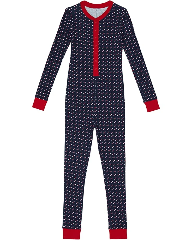 L.L.Bean Sleepwear Organic Cotton Fitted One-Piece (Big Kids)