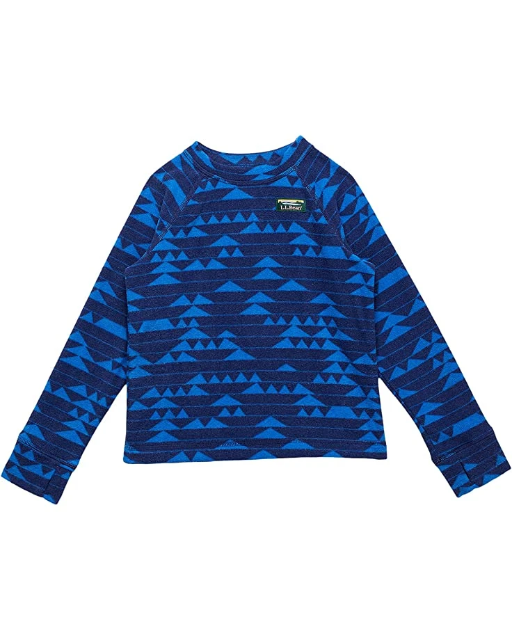 L.L.Bean Shirts & Tops Fitness Fleece Long Sleeve Tee Print (Big Kids)