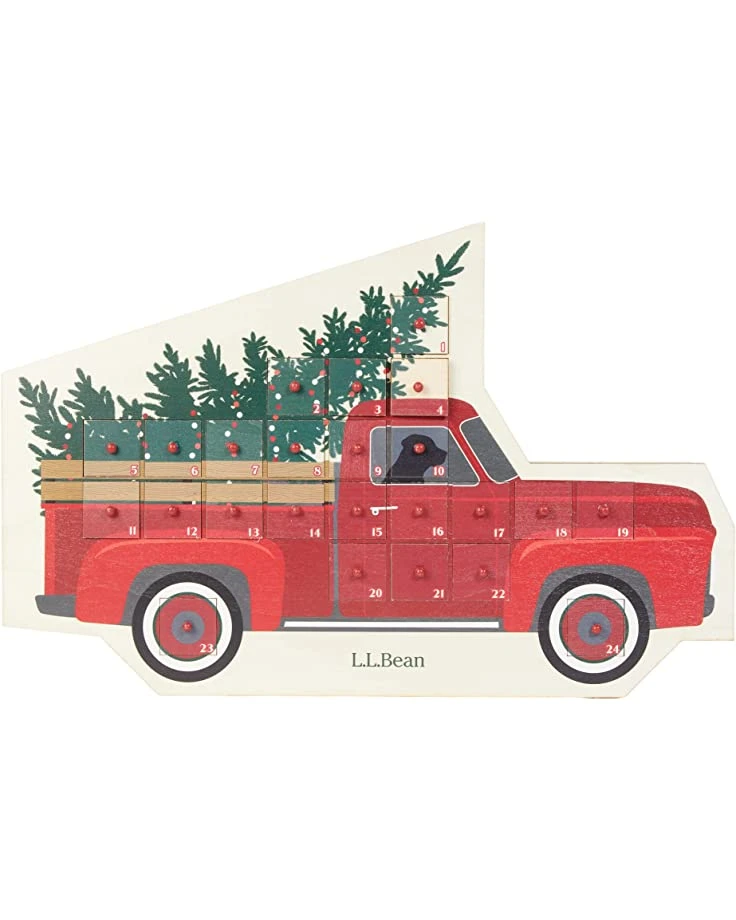 L.L.Bean Home Decor Truck Advent Calendar