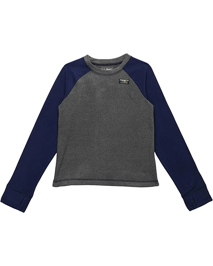 L.L.Bean Shirts & Tops Fitness Fleece Long Sleeve Tee Color-Block (Little Kids)
