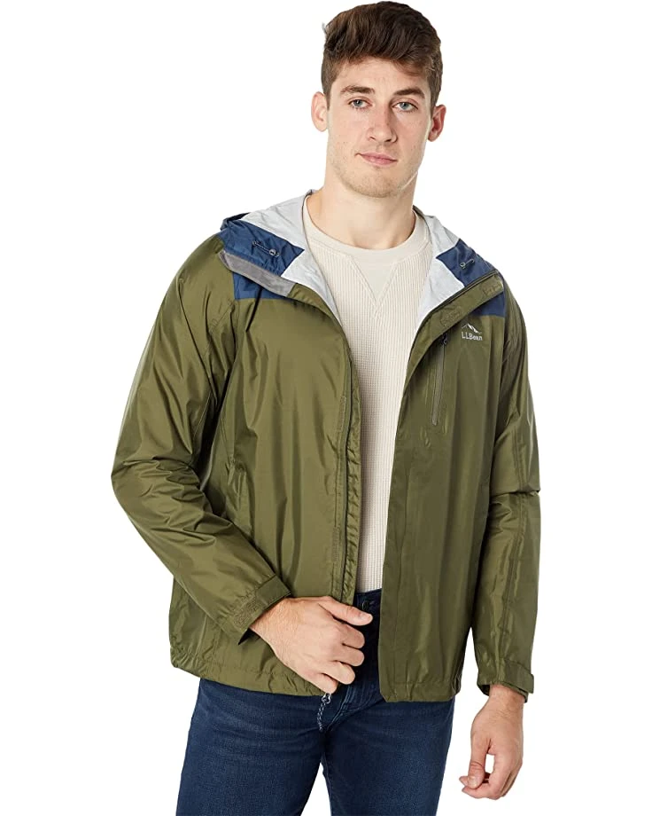 L.L.Bean Coats & Outerwear Trail Model Rain Jacket Color-Block