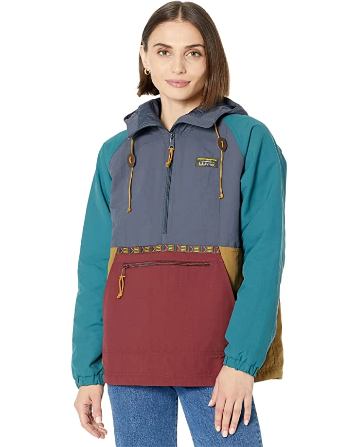 L.L.Bean Coats & Outerwear Petite Mountain Classic Insulated Anorak Multicolor