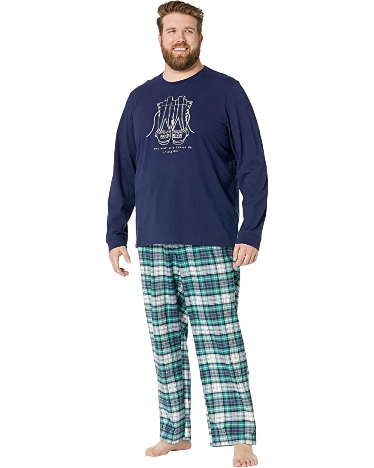 L.L.Bean Sleepwear Camp Pajamas Set Tall