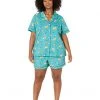 L.L.Bean Sleepwear Plus Size Springtime Sleep Pajama Shorts Set