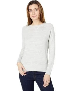 L.L.Bean Sweaters Organic Cotton Slub Crew Neck Sweatshirt Sweater