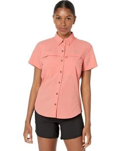 L.L.Bean Shirts & Tops Petite Tropicwear Shirt Short Sleeve