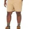 L.L.Bean Lakewashed Stretch Pull-On Khaki Shorts