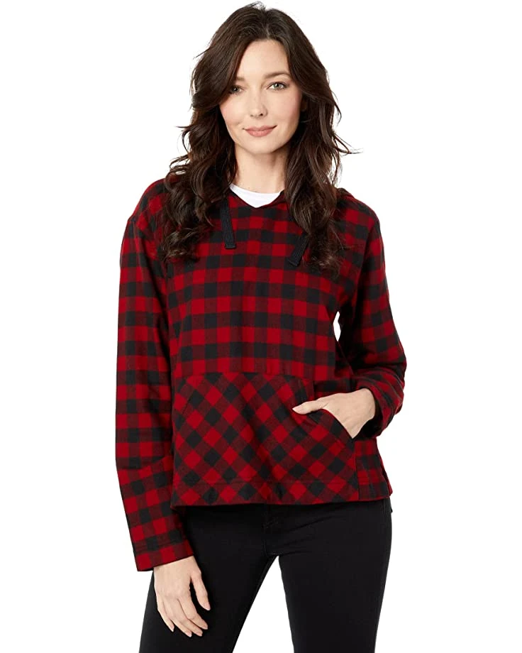 L.L.Bean Sleepwear Scotch Plaid Flannel Sleep Top - Image 5
