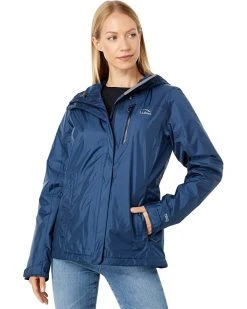 L.L.Bean Coats & Outerwear Trail Model Rain Jacket Fleece-Lined