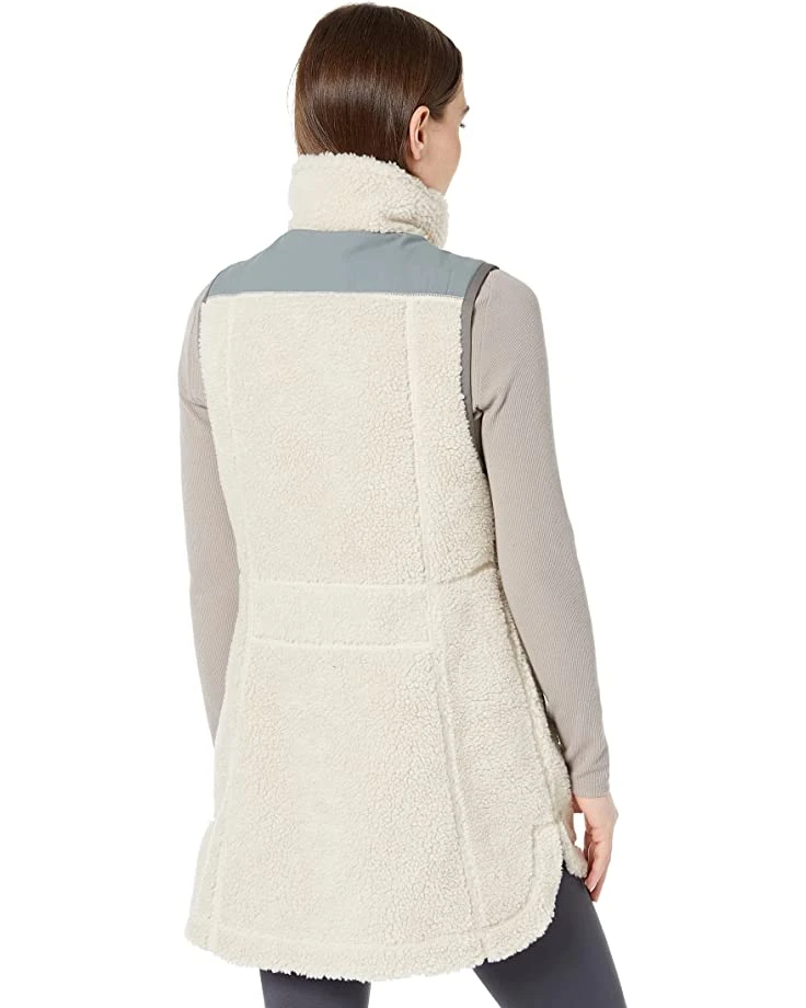 L.L.Bean Coats & Outerwear Petite Bean's Sherpa Fleece Long Vest - Image 2