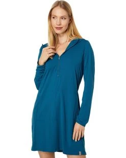 L.L.Bean Swimwear Sand Beach Cover-Up Hooded Tunic