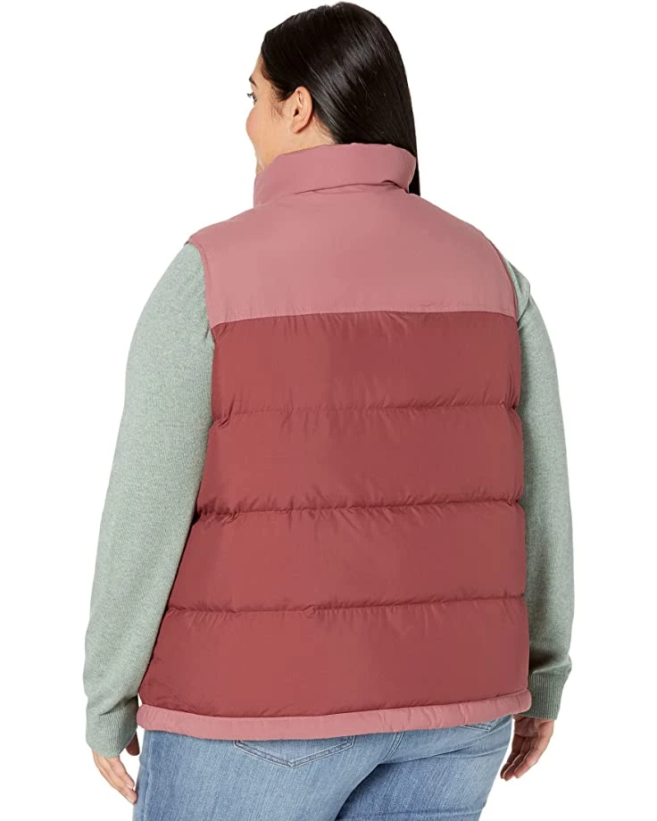 L.L.Bean Coats & Outerwear Plus Size Mountain Classic Down Vest Color-Block - Image 2