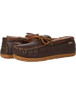 L.L.Bean Slippers Wicked Good Moosehide Slipper Moccasin