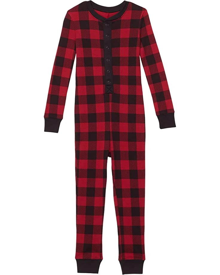 L.L.Bean Sleepwear Organic Cotton Fitted One-Piece (Big Kids) - Image 2