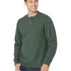 L.L.Bean Shirts & Tops Katahdin Iron Works Bonded Waffle Fleece Henley Slightly Fitted Regular