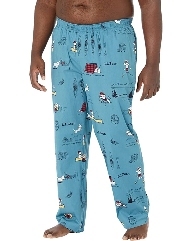 L.L.Bean Sleepwear Comfort Stretch Woven Sleep Pants - Tall - Image 4