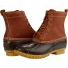 L.L.Bean Boots Bean Boot 8" Tumbled Leather Chamois Lined Limited Edition
