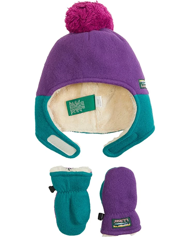 L.L.Bean Gloves Mountain Classic Fleece Hat and Mitten Set (Infant/Toddler) - Image 3