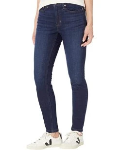 L.L.Bean BeanFlex High-Waist Ankle Jeans in Rinsed