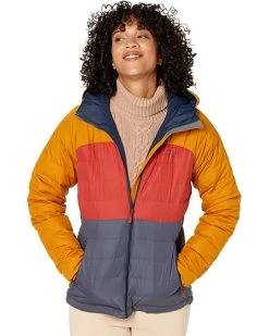 L.L.Bean Coats & Outerwear Bean's Down Hooded Jacket Color-Block
