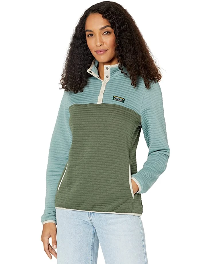 L.L.Bean Hoodies & Sweatshirts Airlight Knit Pullover Color-Block - Image 5
