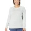L.L.Bean Hoodies & Sweatshirts Plus Size Organic Cotton Crew Neck Sweatshirt Sweater