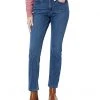 L.L.Bean BeanFlex Straight Leg Favorite Fit Jeans in Stonewashed