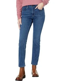 L.L.Bean BeanFlex Straight Leg Favorite Fit Jeans in Stonewashed