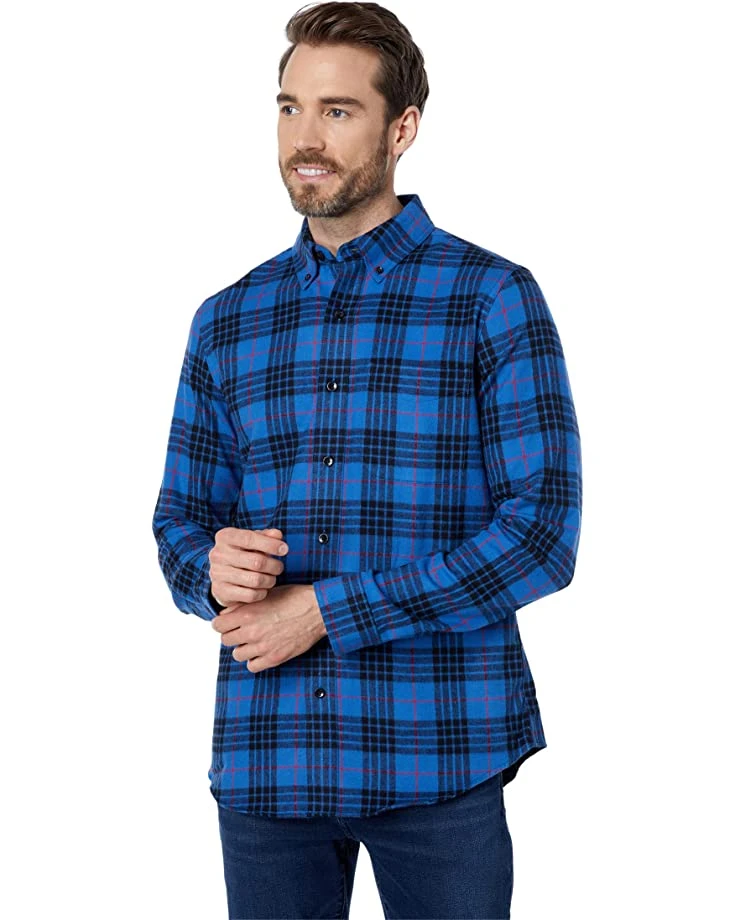 L.L.Bean Shirts & Tops Scotch Plaid Flannel Shirt Button-Down Slim Fit - Image 7