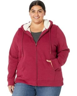 L.L.Bean Hoodies & Sweatshirts Plus Size 1912 Sherpa-Lined Hoodie