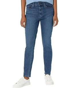 L.L.Bean BeanFlex High-Waist Ankle Jeans in Stonewashed