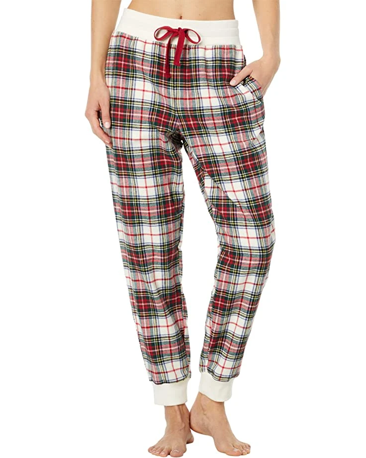 L.L.Bean Sleepwear Scotch Plaid Flannel Sleep Joggers - Image 6