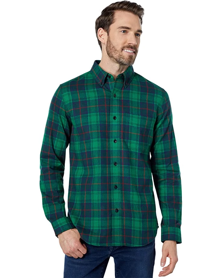L.L.Bean Shirts & Tops Scotch Plaid Flannel Shirt Button-Down Slim Fit - Image 5