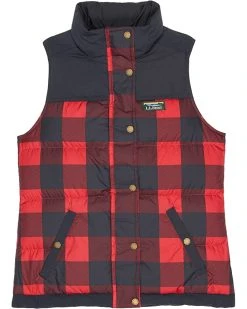 L.L.Bean Coats & Outerwear Mountain Classic Down Vest Print