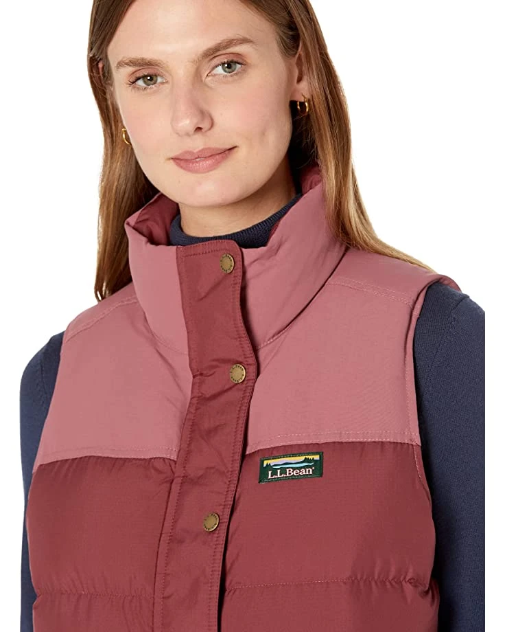 L.L.Bean Coats & Outerwear Mountain Classic Down Vest Color-Block - Image 3