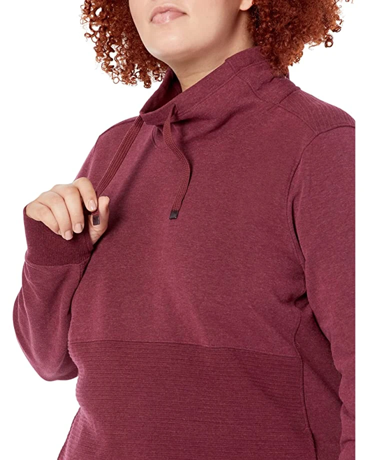 L.L.Bean Hoodies & Sweatshirts Plus Size Cozy Mixed Knits Pullover - Image 3