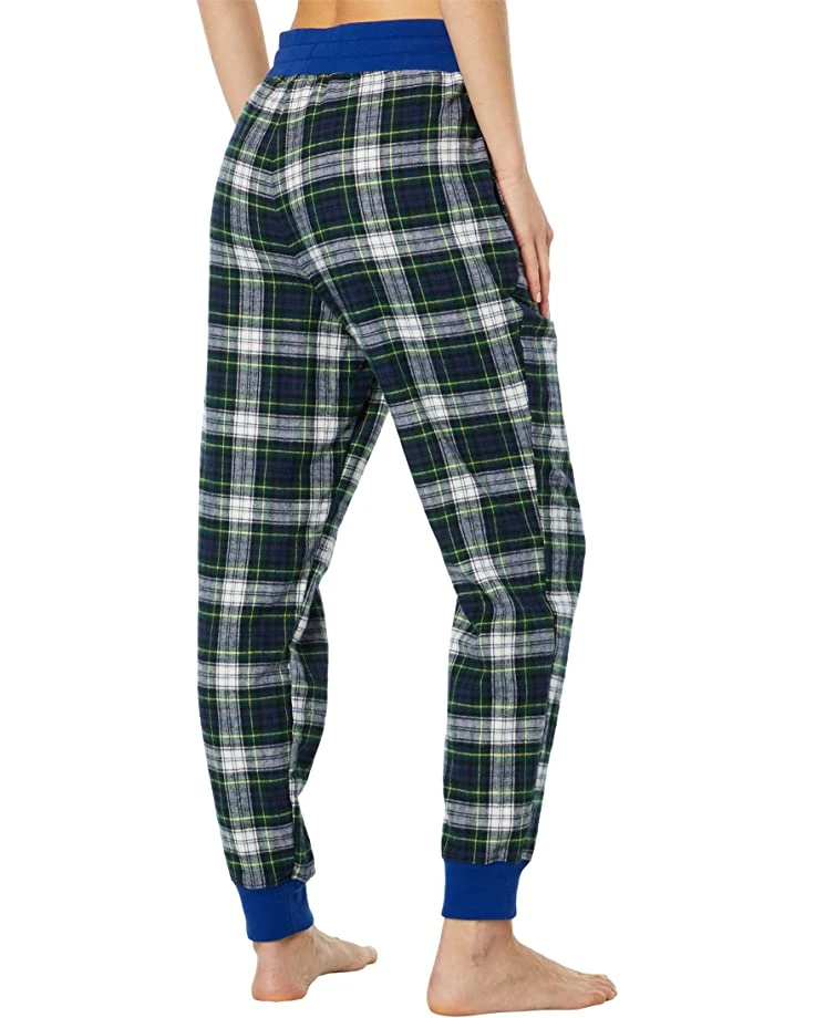L.L.Bean Sleepwear Scotch Plaid Flannel Sleep Joggers - Image 2