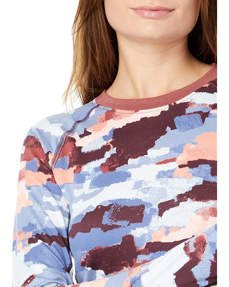 L.L.Bean Shirts & Tops Midweight Base Layer Crew Long Sleeve Print - Image 3