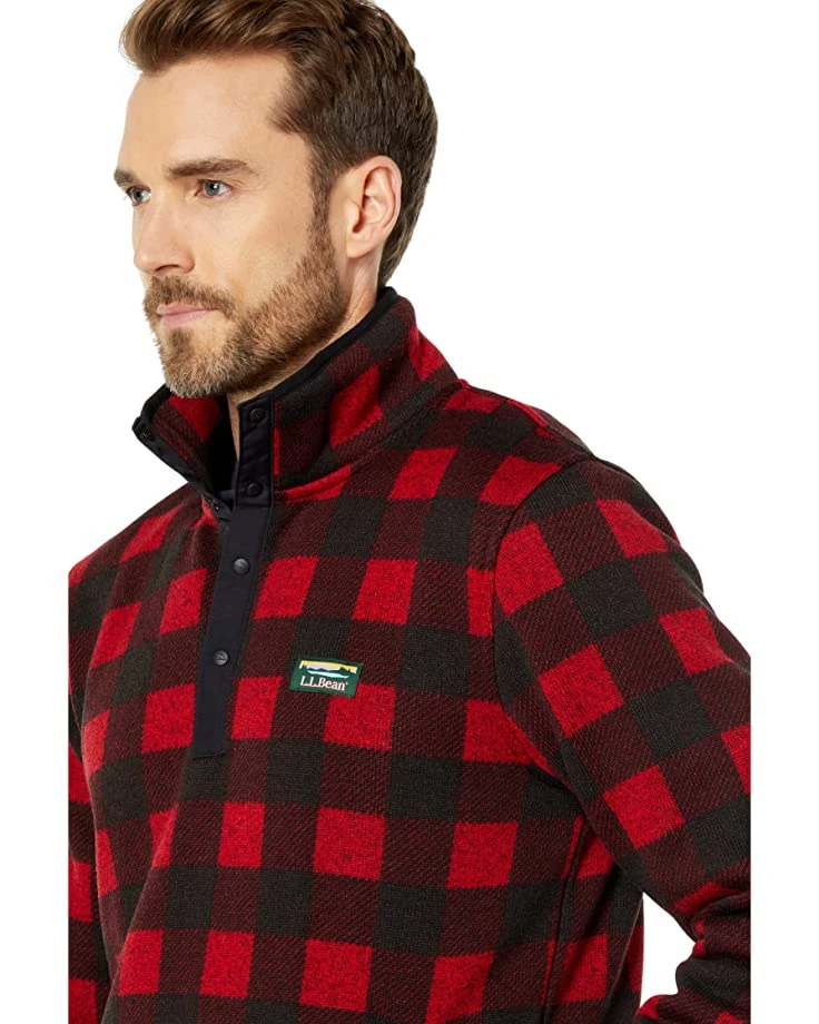 L.L.Bean Coats & Outerwear Sweater Fleece Pullover Printed - Image 3