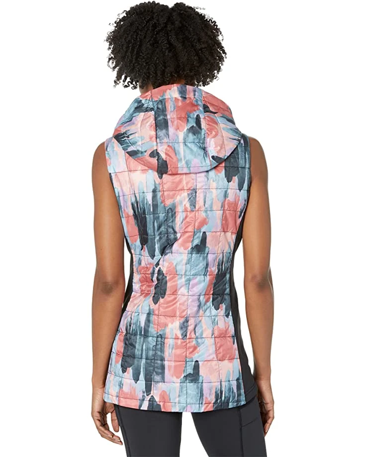 L.L.Bean Coats & Outerwear Petite PrimaLoft Packaway Long Vest Print - Image 2