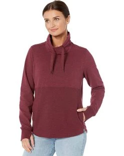 L.L.Bean Hoodies & Sweatshirts Petite Cozy Mixed Knits Pullover