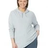 L.L.Bean Hoodies & Sweatshirts Plus Size Soft Stretch Waffle Hoodie