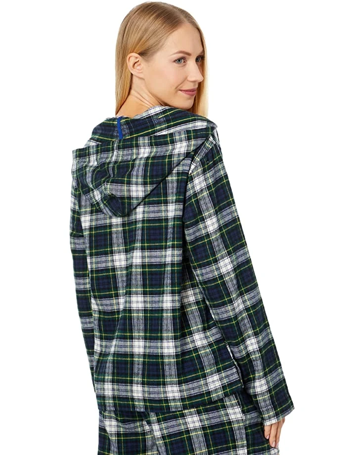 L.L.Bean Sleepwear Scotch Plaid Flannel Sleep Top - Image 2