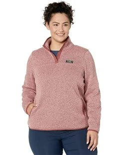L.L.Bean Coats & Outerwear Plus Size Sweater Fleece Pullover